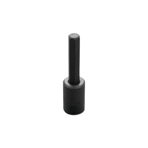 Metric Impact Socket Bits, 3/8 in Drive, 8 mm Tip