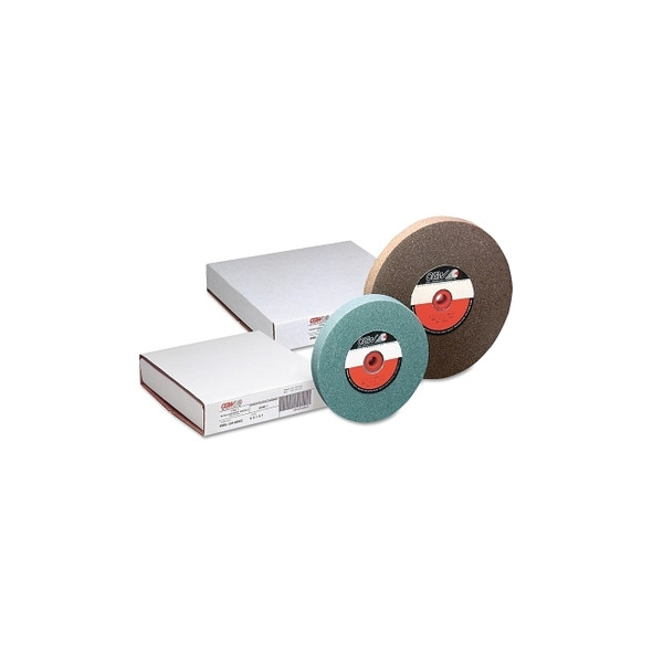 Bench Wheels, Brown Alum Oxide, Single Pack, Type 1, 8 X 1, 1" Arbor, 80, M