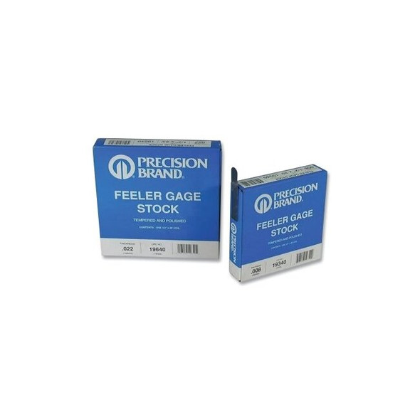 Coiled Steel Feeler Gage, 0.003 in, Inch, 25 ft L