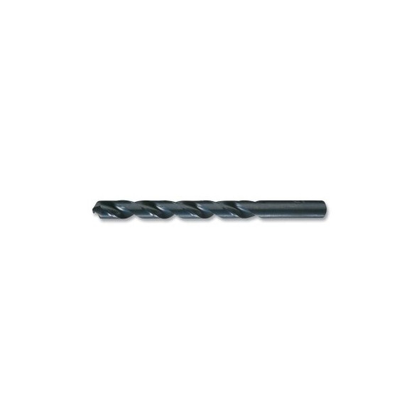 150ASP Heavy-Duty Black Oxide Jobber-Length Drill Bit, 0.2500 in dia Cutting, 4 in OAL, 1/4 in/Letter E