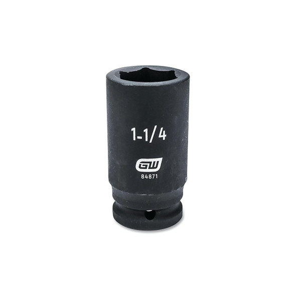 Impact Socket, 3/4 in Drive Size, 1-7/8 in Opening Size, 6-point, Deep Length