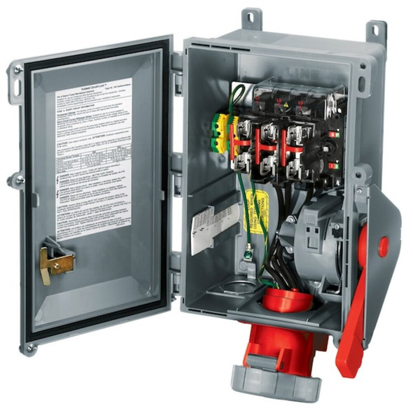 WTMchIntrlkDvcFsd,3P4W,30 A,480V AC,15hp  HBL430MIF7W