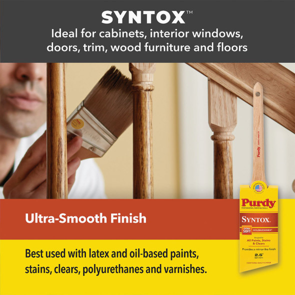 Purdy 2.5 In. Syntox Series Angular Trim Paint Brush 145403625 799866