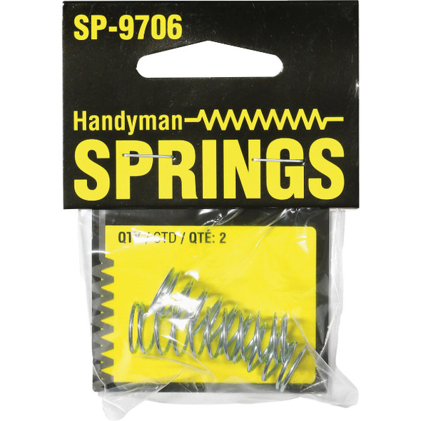 Prime-Line Handyman 0.041 Ga 1-2 In. x 1-1-2 In. Compression Spring (2-Pack) SP 9706 749373