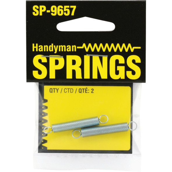 Prime-Line Handyman 0.023 Ga 7-32 In. x 1-1-2 In. Extension Spring (2-Pack) SP 9657 748427