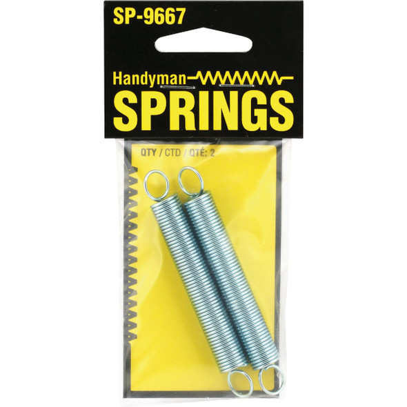 Prime-Line Handyman 0.047 Ga 7-16 In. x 3-1-2 In. Extension Spring (2-Pack) SP 9667 748677