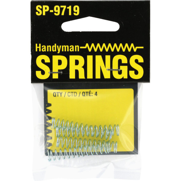Prime-Line Handyman 0.025 Ga 9-32 In. x 1-3-8 In. Compression Spring (4-Pack) SP 9719 749293