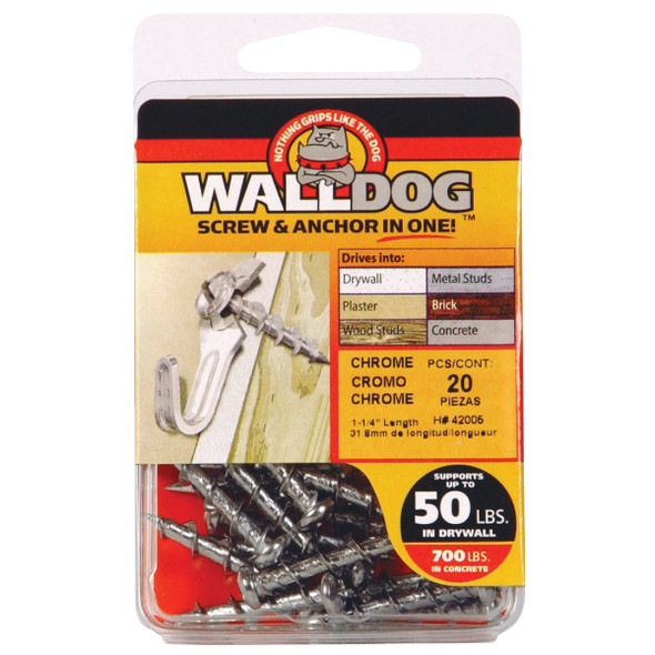 Hillman Borefast 1-1-2 In. Zinc  Anchor & Screw in One (20-Count) 377623 738750