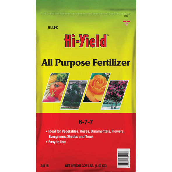 Hi-Yield 3.25 Lb. 6-7-7 Dry Plant Food All-Purpose Fertilizer 34116