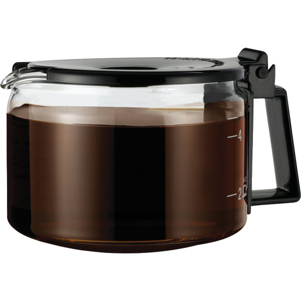 Medelco Cafe Brew 5 Cup Black Coffee Carafe GL205-WM-2