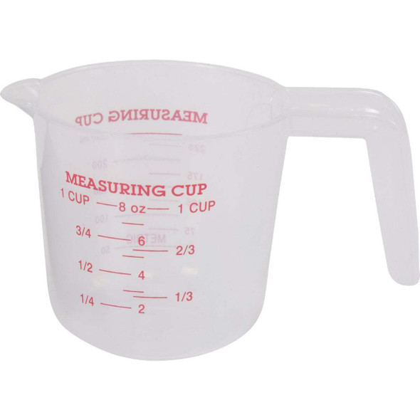 Norpro 1 Cup White Plastic Measuring Cup 3035