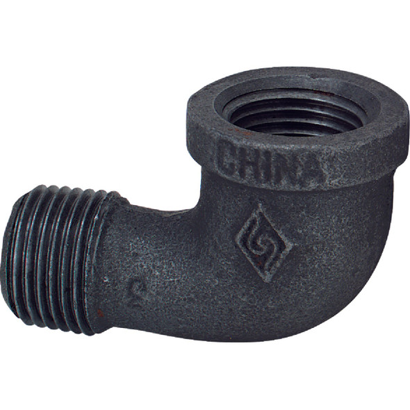 Southland 1-2 In. 90 Deg. Street Malleable Black Iron Elbow (1-4 Bend) 520-303HN 421383