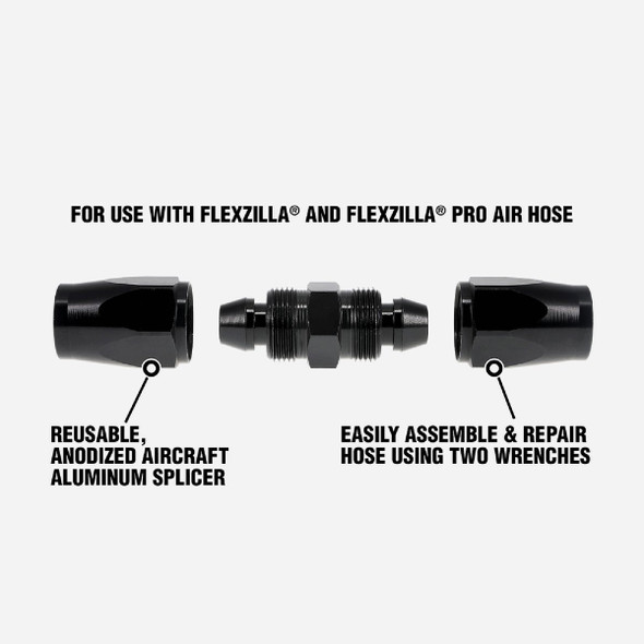 Flexzilla Pro 1-2 In. Barb Reusable Air Hose Splicer RP901500 570425