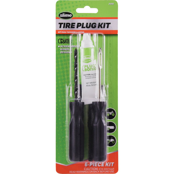 Slime Tubeless Tire Plug Kit (6-Piece) 21032