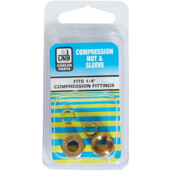 Dial 1-4 In. Compression Nut and Sleeve 9311 462056