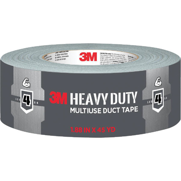 3M 1.88 In. x 45 Yd. Heavy Duty Duct Tape, Gray 2145