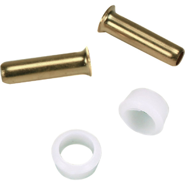 Delrin 1/4 In. Poly Tube Insert Adapter (2-Pack) 9512