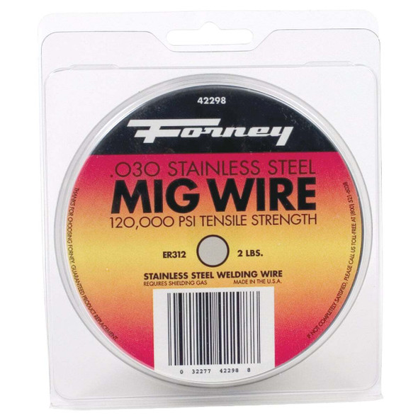 Forney ER308 Stainless Mig Wire, 0.030 In., 2 Lb. 42298
