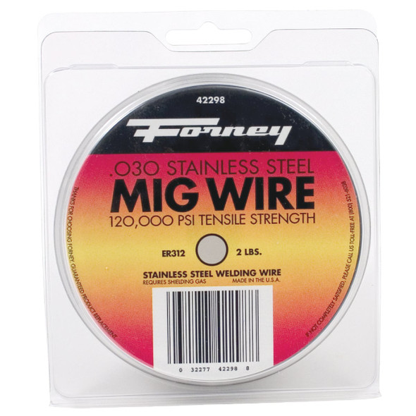 Forney ER308 Stainless Mig Wire, 0.030 In., 2 Lb. 42298