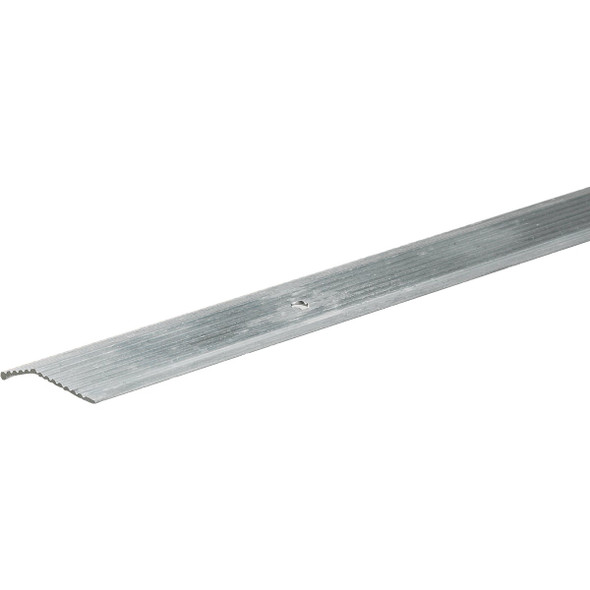 Frost King Satin Silver Fluted 1-3/8 In. x 3 Ft. Aluminum Carpet Trim Bar, Wide