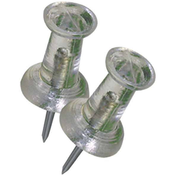 Hillman Anchor Wire Clear Push Pins (16-Count) 122640