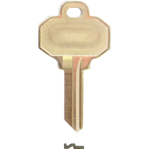 ILCO Baldwin Estate House Key, Blank BW2 / 1510 (10-Pack) IAL00000293