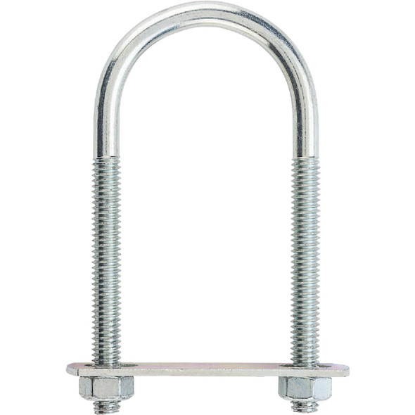National Hardware 5-16 In. x 1-3-4 In. x 4-1-4 In. Zinc Round U Bolt Pack of 5 N222-158 211982