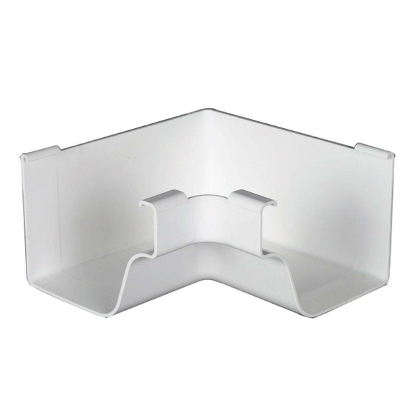 Amerimax 5 In. Traditional K-Style White Vinyl Gutter Inside Miter M0504HP