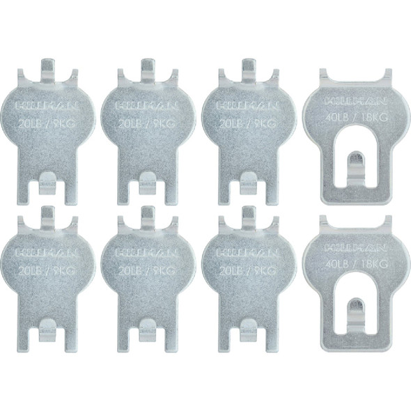 High and Mighty 20 Lb. to 40 Lb. Picture Hanger Kit (8-Piece) 515314 200122