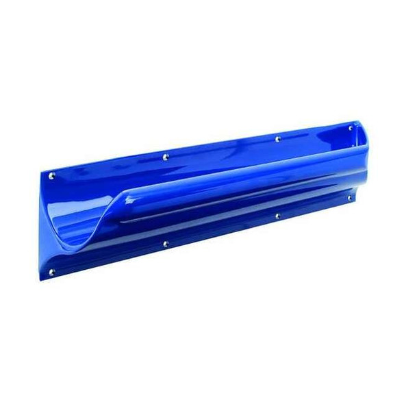 Right Hand Wall Mount Grab Bar, 30" L, Aluminum, Powder Coated