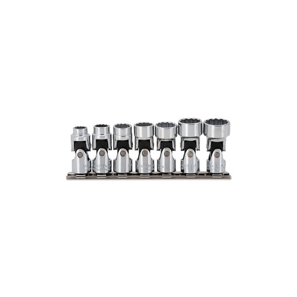 Torqueplus 7 Piece Universal Socket Sets, 3/8 in, 12 Point