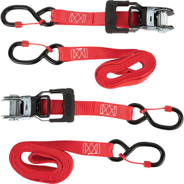 Erickson 2pk 1"x12' Ratchet Strap 31501
