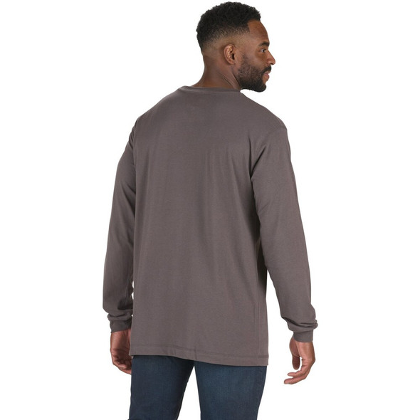 Berne Performance Men's Large Slate Gray Long Sleeve Pocket T-Shirt BSM39SLAR440 762171