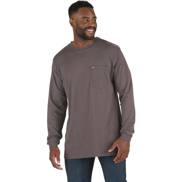 Berne Performance Men's 2XL Slate Gray Long Sleeve Pocket T-Shirt BSM39SLAR520