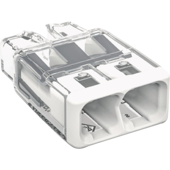 Wago 2-Wire Compact Push In Connector (10-Pack) 2773-402/K000-0008