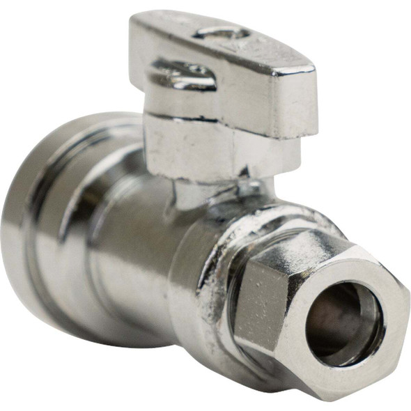 QuickFitting 1/2"x3/8"od Strght Valve LF953SR