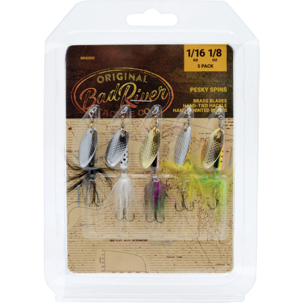 Bad River Pesky Spin Spinners (5-Pack) BR40005