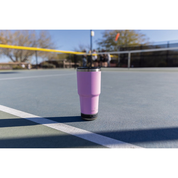 Pour Caddy Go Caddy 28 Oz. Pink Insulated Tumbler with Speaker GC-28-PINK 613238