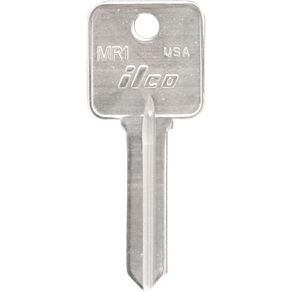 ILCO Metal-Rousseau Nickel Plated Automotive Key, MR1 M-R (10-Pack) IAA26983022