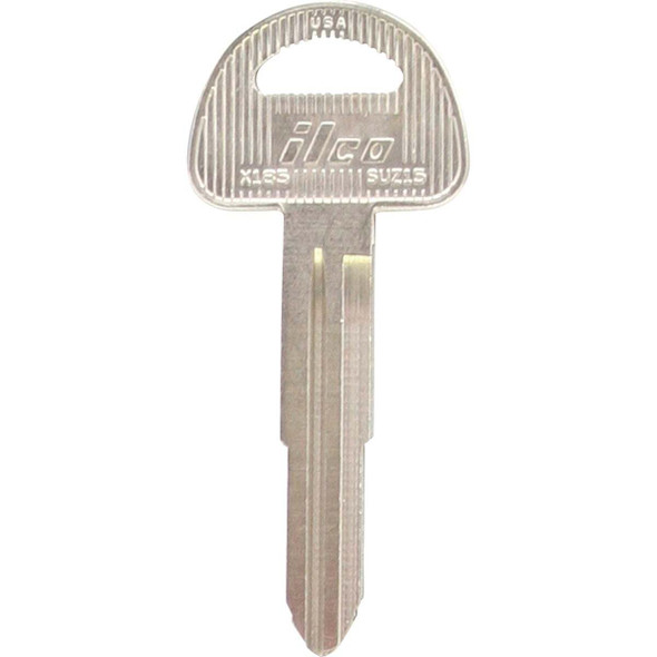 ILCO Suzuki Nickel Plated Automotive Key, SUZ15 / X185 (10-Pack) IAF01219002