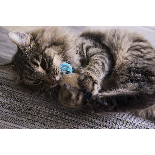 SmartyKat Mouse Mates Plush Catnip Cat Toy (2-Pack) 09016-94997-024 708705