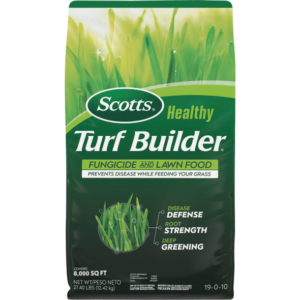 Scotts Turf Builder 8000 Sq. Ft. 27.40 Lb. Fungicide & Lawn Food 26029