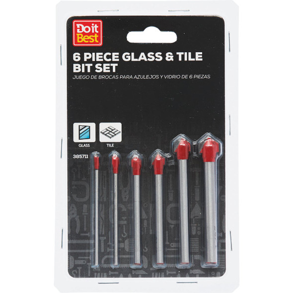 Do it Best Glass & Tile Bit Set (6-Piece) QJDIB-PTASET-030