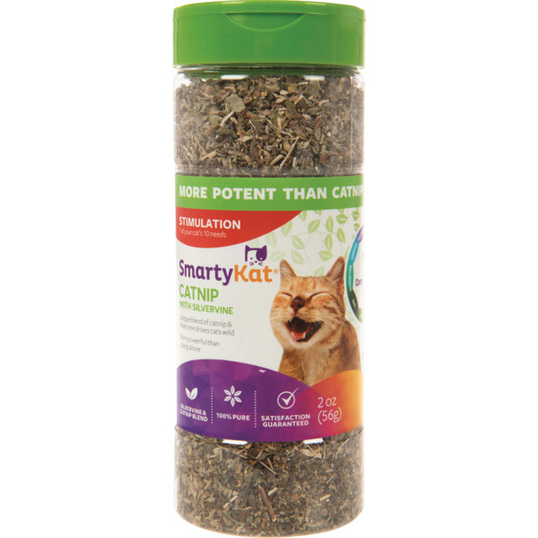 SmartyKat 2 Oz. Catnip with Silvervine 09707-99997-024