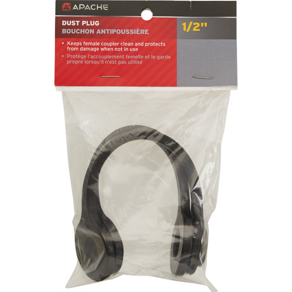 Apache 1-2 In. Rubber Female Hydraulic Dust Cap (2-Pack) 39041852 762822