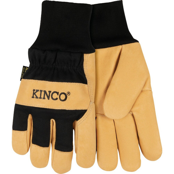 Kinco Men's Medium Pigskin Leather Palm Thermal Insulated Glove 1928KW-M 754542