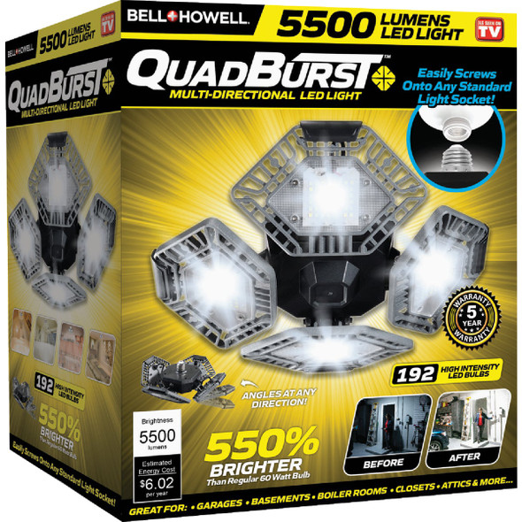 Bell+Howell QuadBurst Multi-Directional LED Light 2404