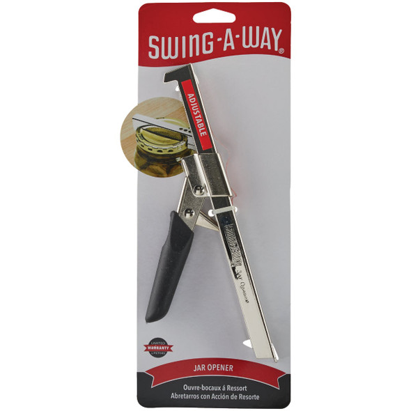 Swing-A-Way 8.8 In. Comfort Grip Jar Opener 711BK 623011