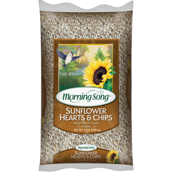 Morning Song 5.5 Lb. Sunflower Hearts & Chips Wild Bird Seed 11979