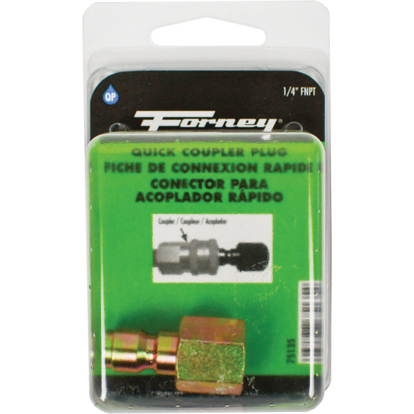 Forney 1-4 In. Female Quick Connect Pressure Washer Plug 75135 705653